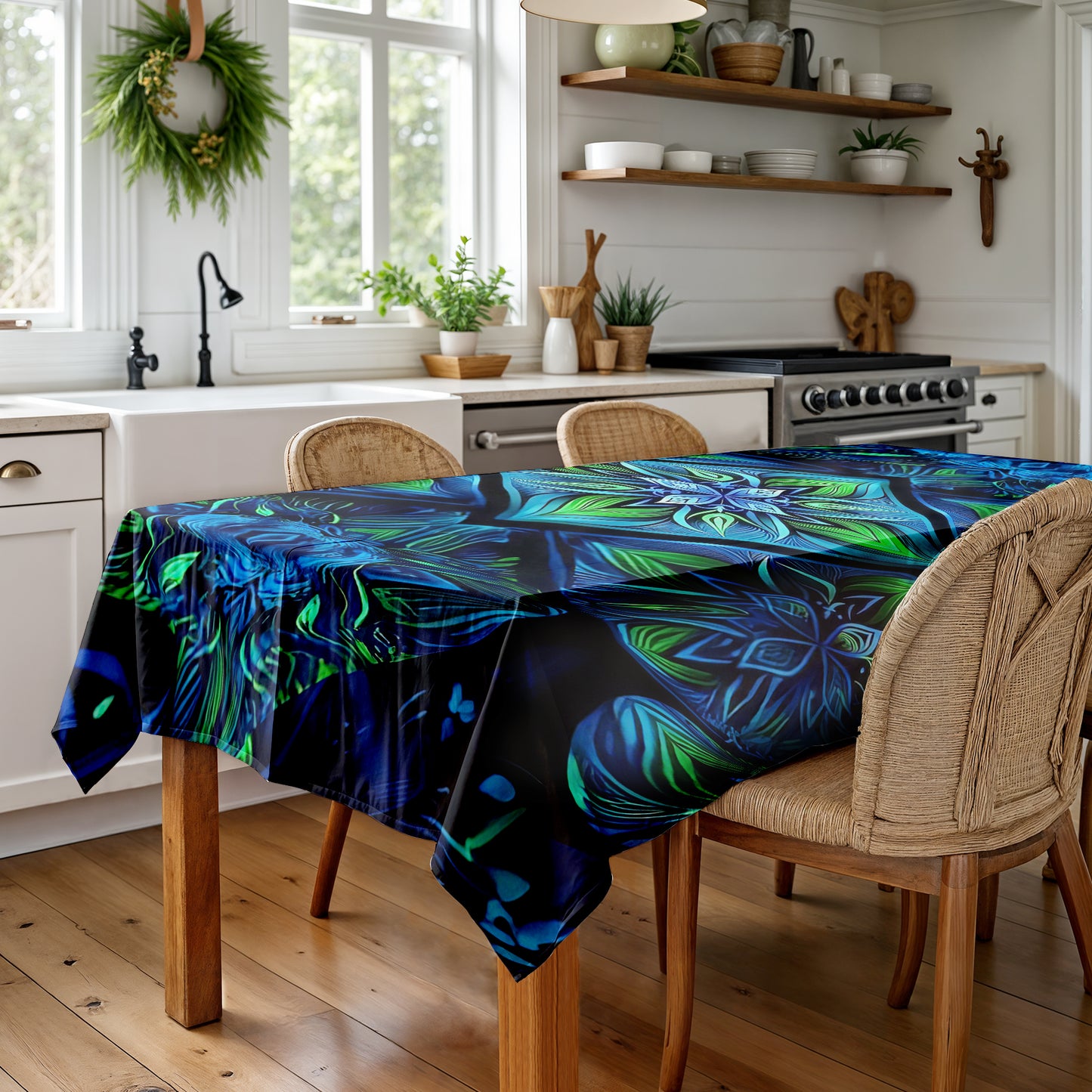 Blossom Storm Rectangle Tablecloth