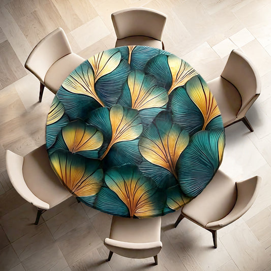 Blossom Storm Round Tablecloth