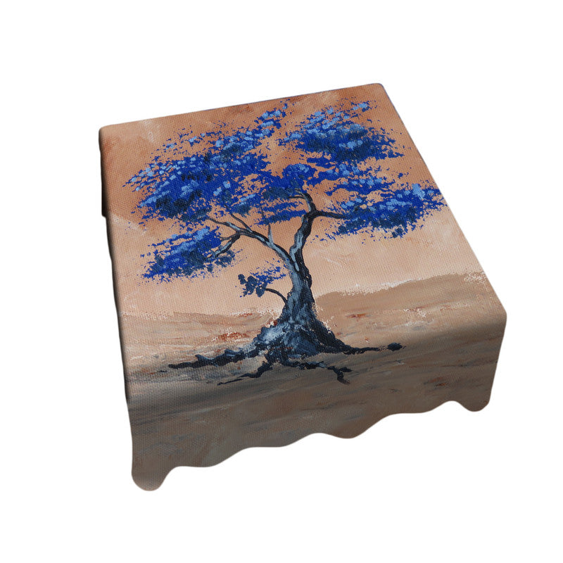 Blue Blossom Tree Square Tablecloth By Wikus Hattingh