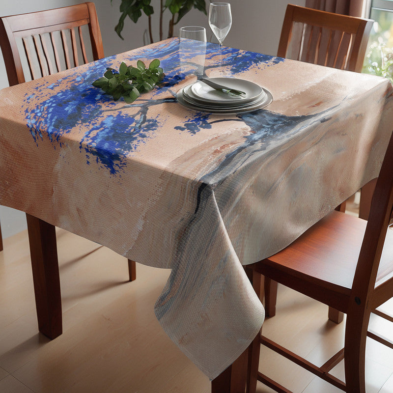 Blue Blossom Tree Square Tablecloth By Wikus Hattingh