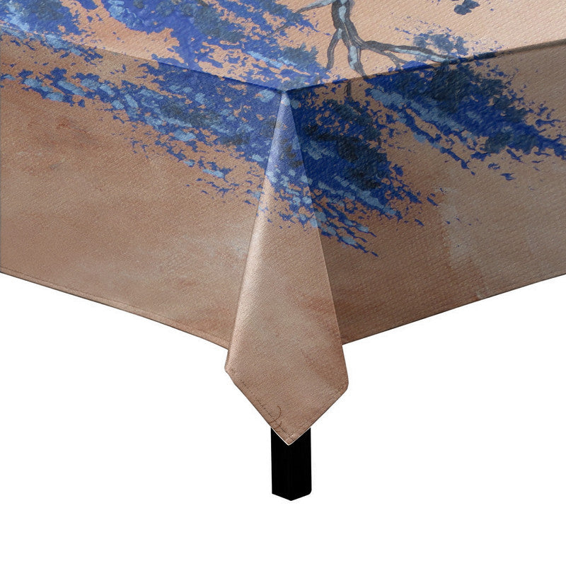 Blue Blossom Tree Square Tablecloth By Wikus Hattingh