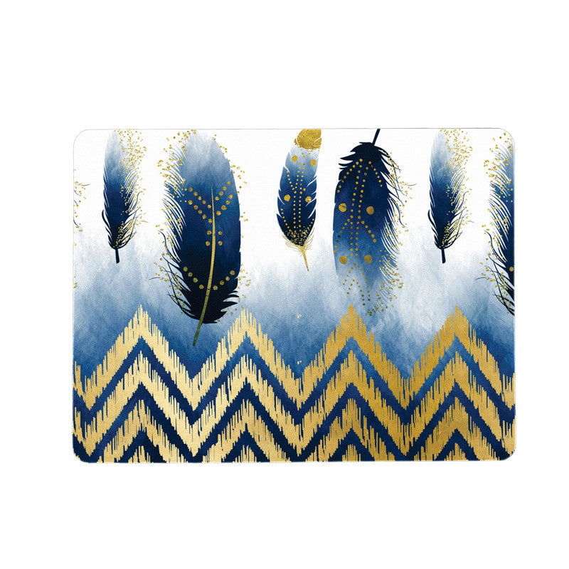 Blue Feather Placemats