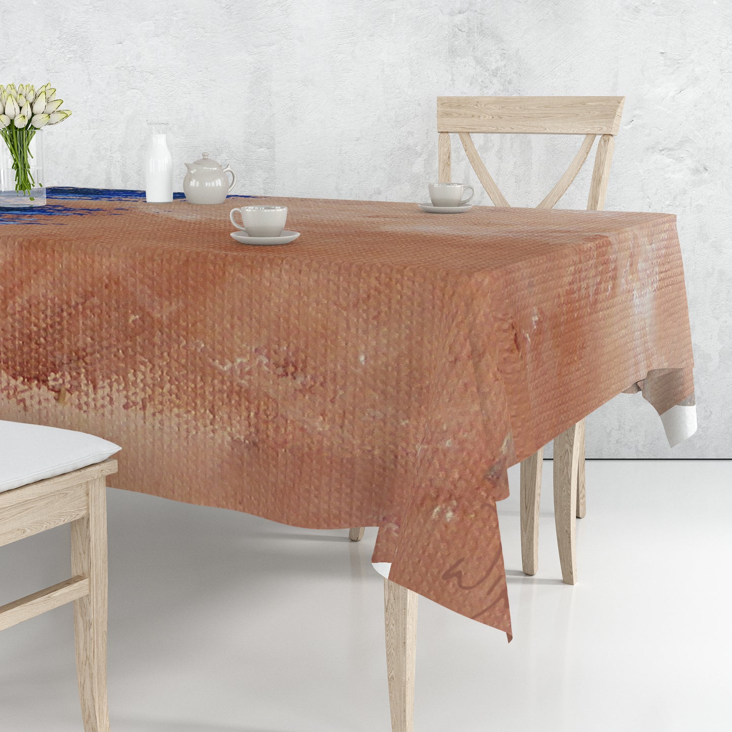 Blue Blossom Tree By Wikus Hattingh Rectangle Tablecloth