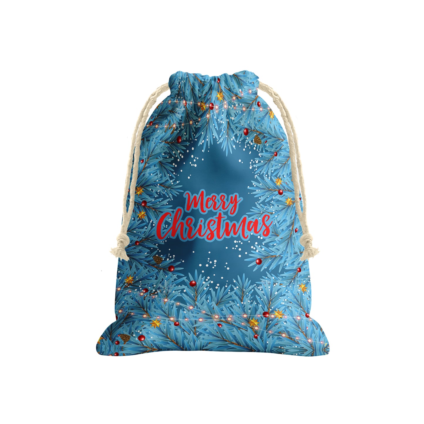 Blue Christmas Gift Bag (Set of 3)