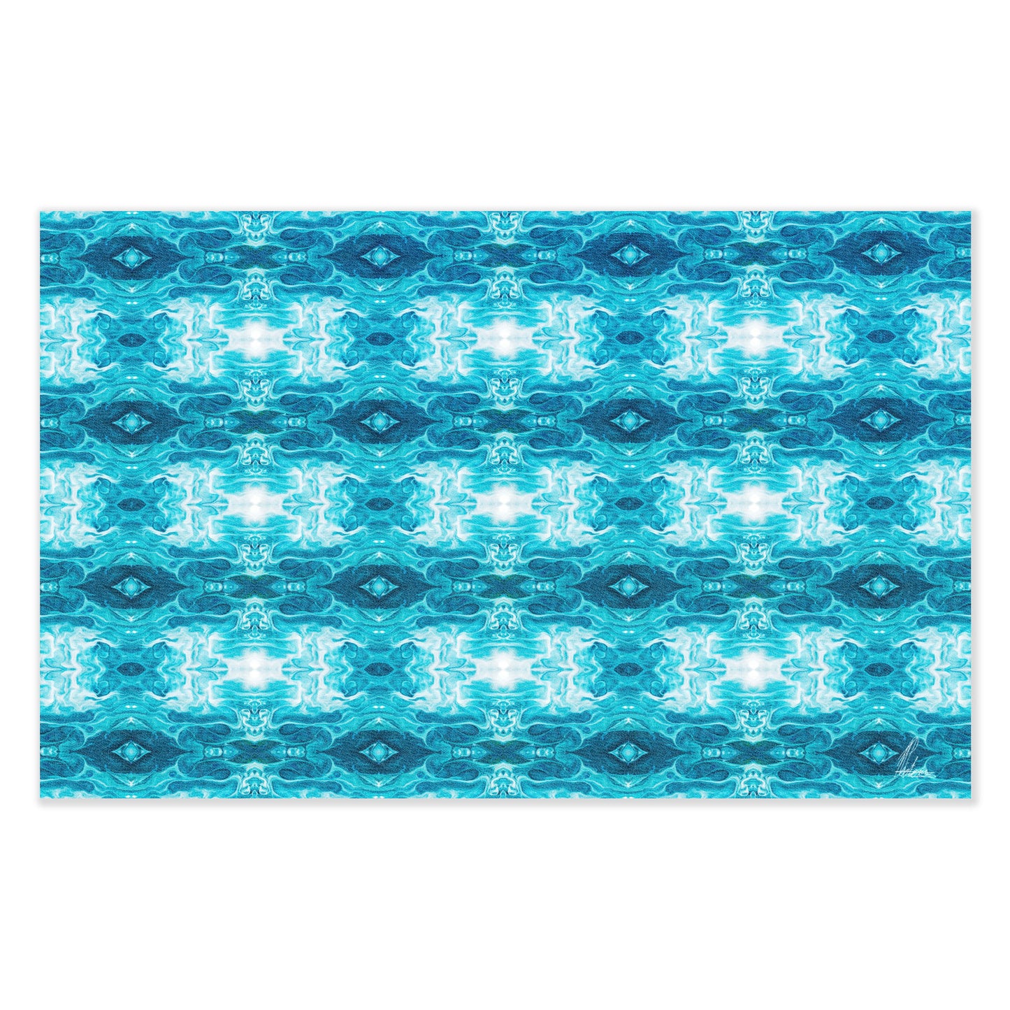 Blue Collision Table Net Cover by Nathan Pieterse