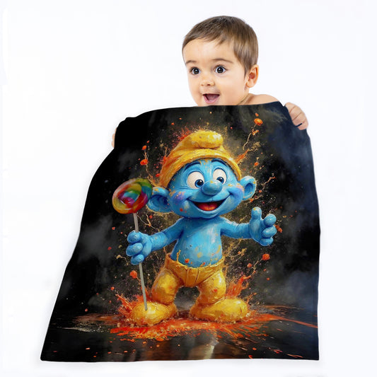 Blue Friend Toddler Fleece Blanket