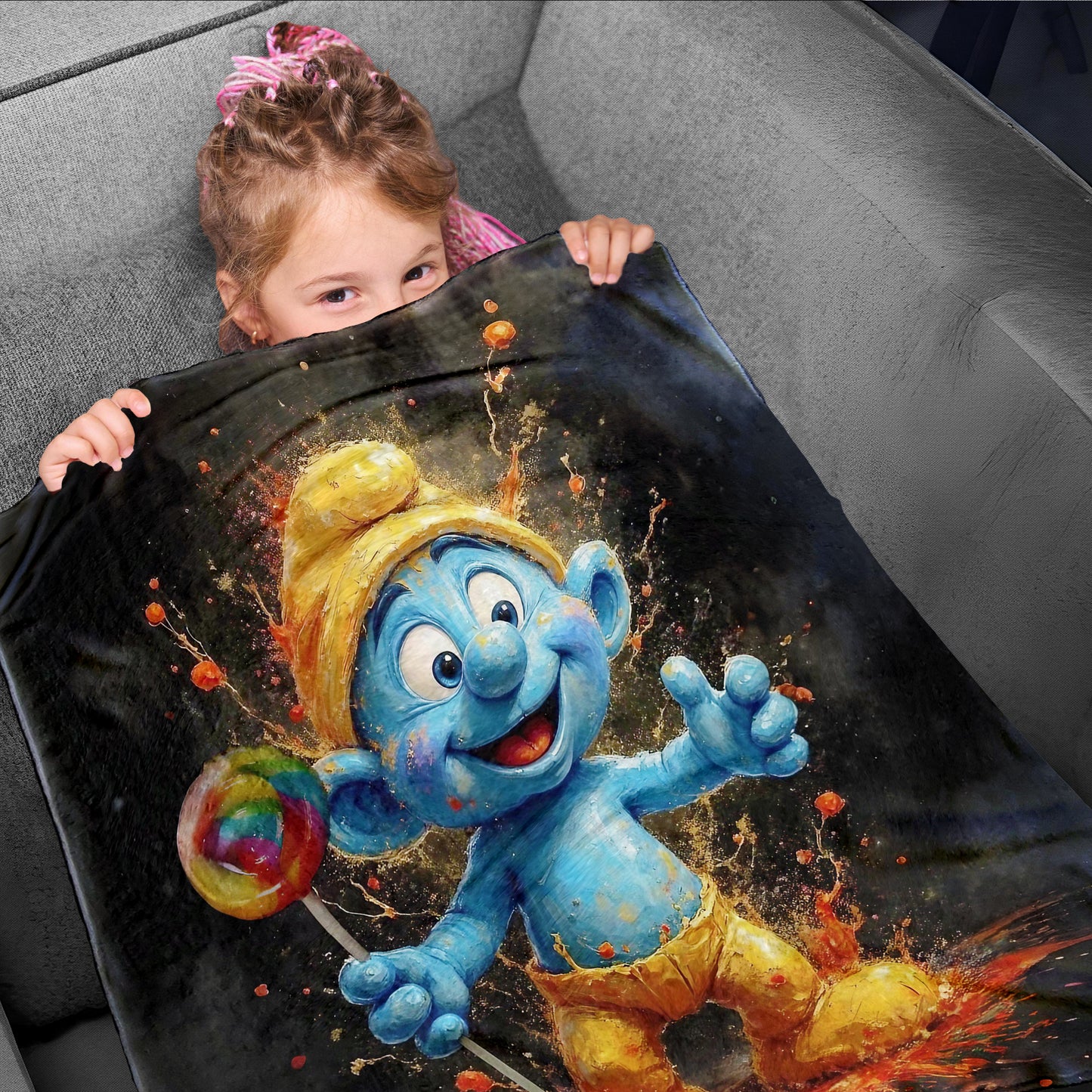Blue Friend Toddler Fleece Blanket