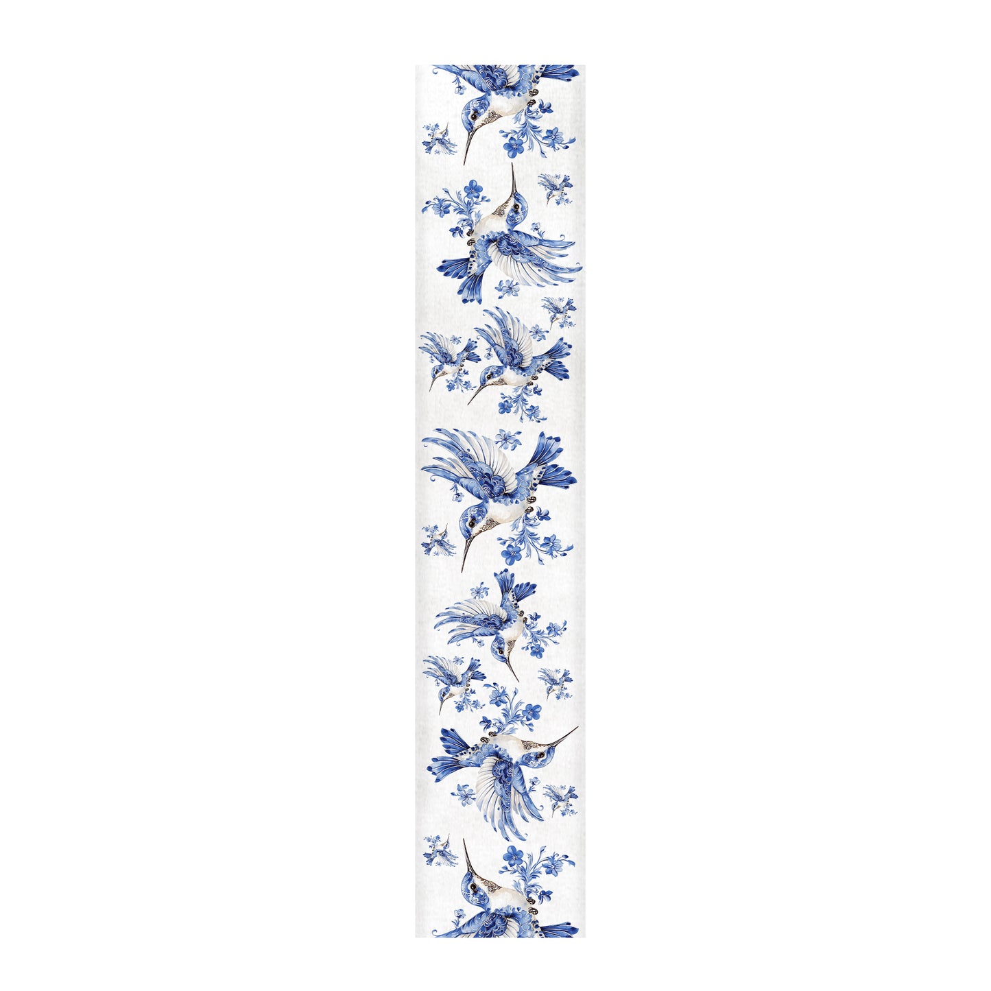 Blue Hummingbirds Table Runner by Mark van Vuuren