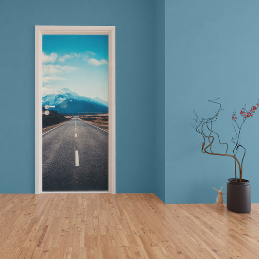 Decoupage - Blue Mountain Door