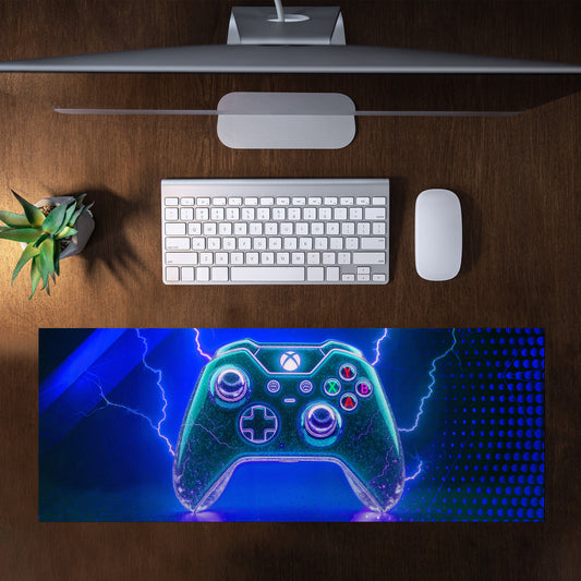 Blue Xbox Controller Desk Pad