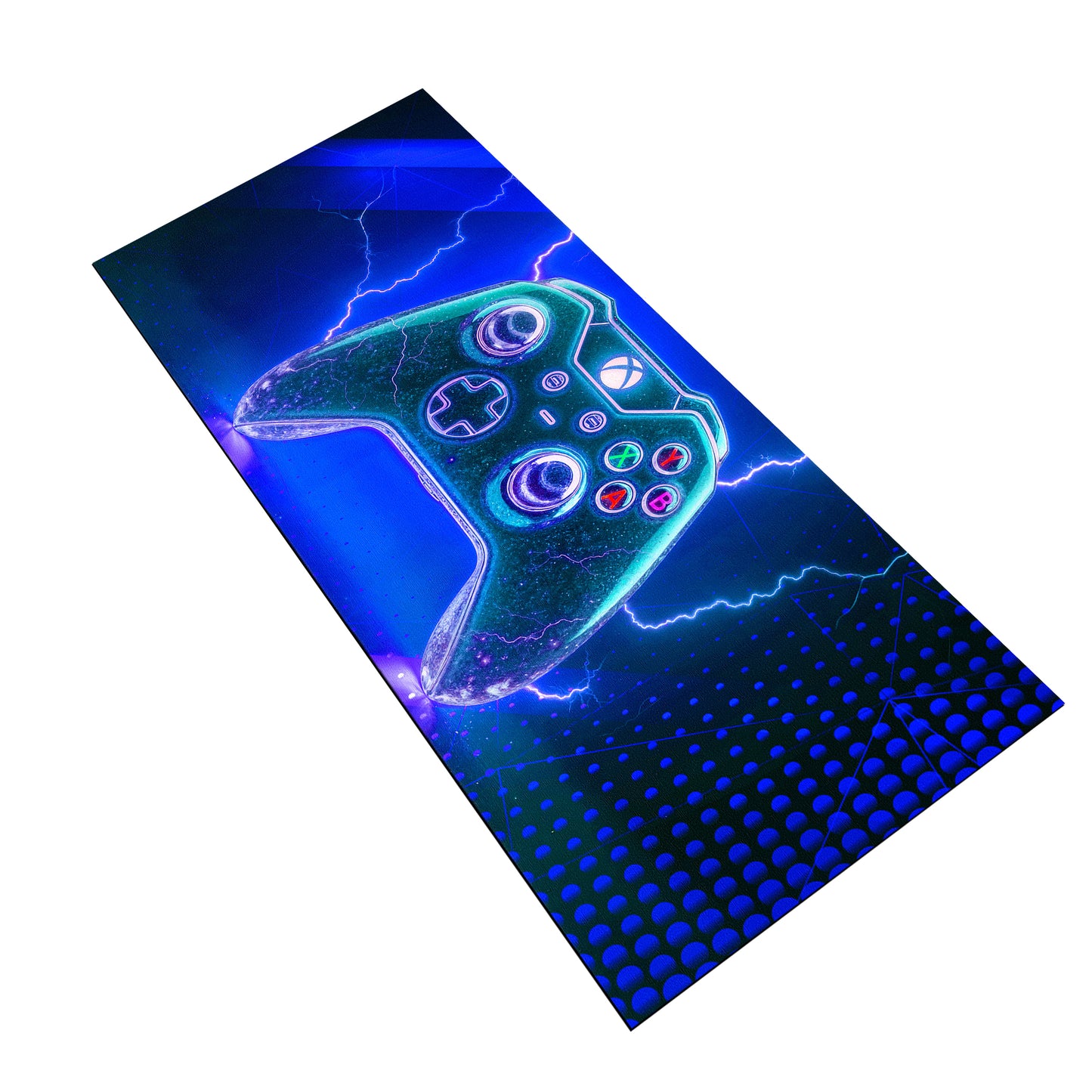 Blue Xbox Controller Desk Pad