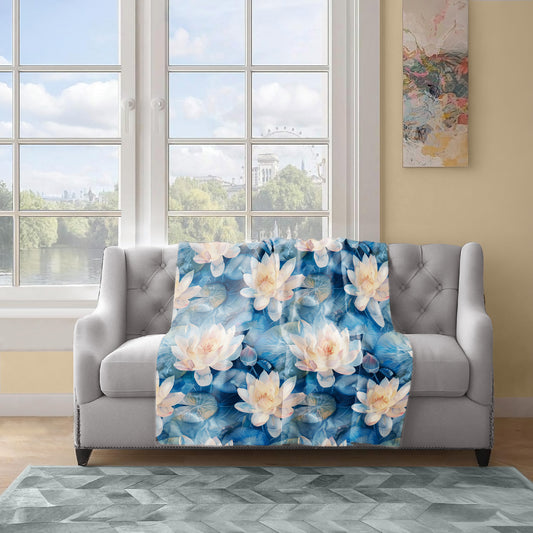 Blue Water Light Weight Fleece Blanket