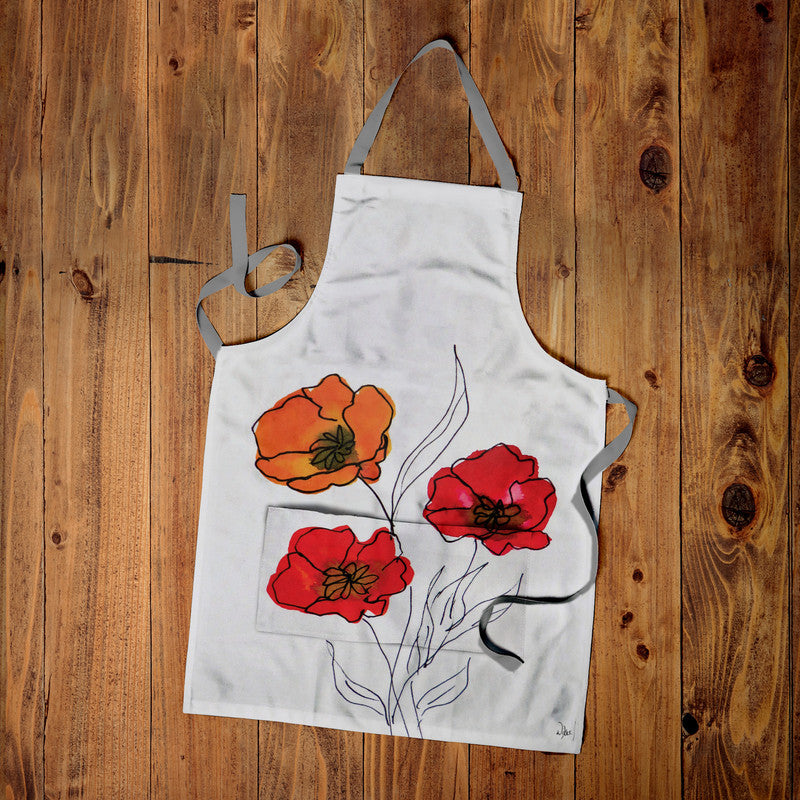 Blumen By Wikus hattingh A Medium Length Apron