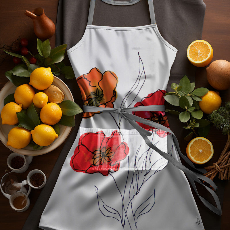 Blumen By Wikus hattingh A Medium Length Apron