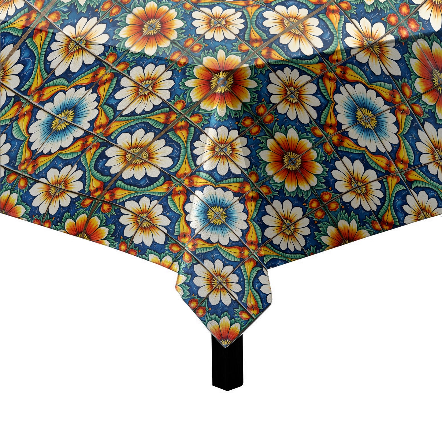 Bohemian Floral Reflect Square Tablecloth