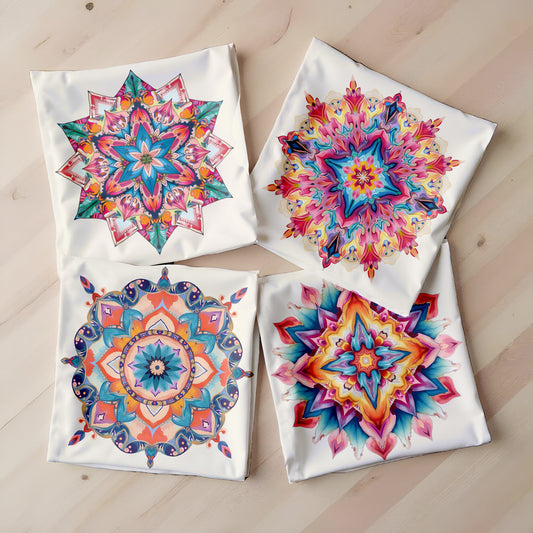 Bohemian Mandala Luxury Scatter Covers (Set of 4)