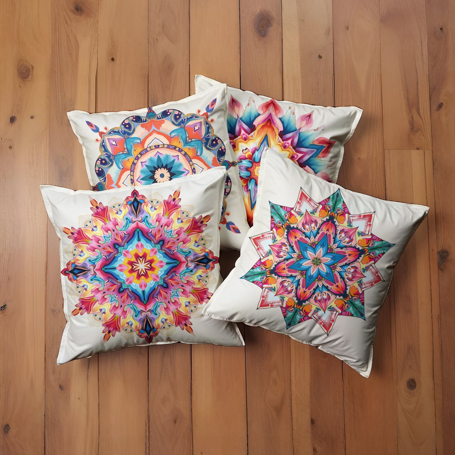 Bohemian Mandala Luxury Scatter Covers (Set of 4)