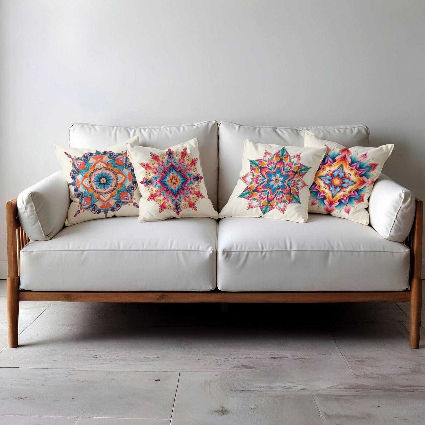 Bohemian Mandala Luxury Scatter Covers (Set of 4)