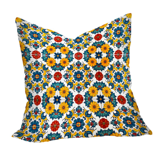 Bohemian Tiled Floral Art Luxury Scatter