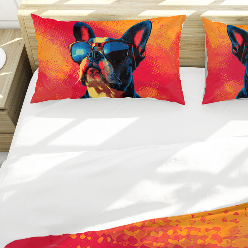 Boss Terrier Duvet Cover Set by Wikus Schalkwyk