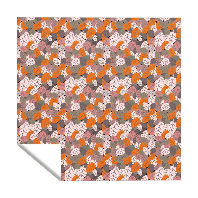 Botanical Rhythm Pink Orange Square Tablecloth