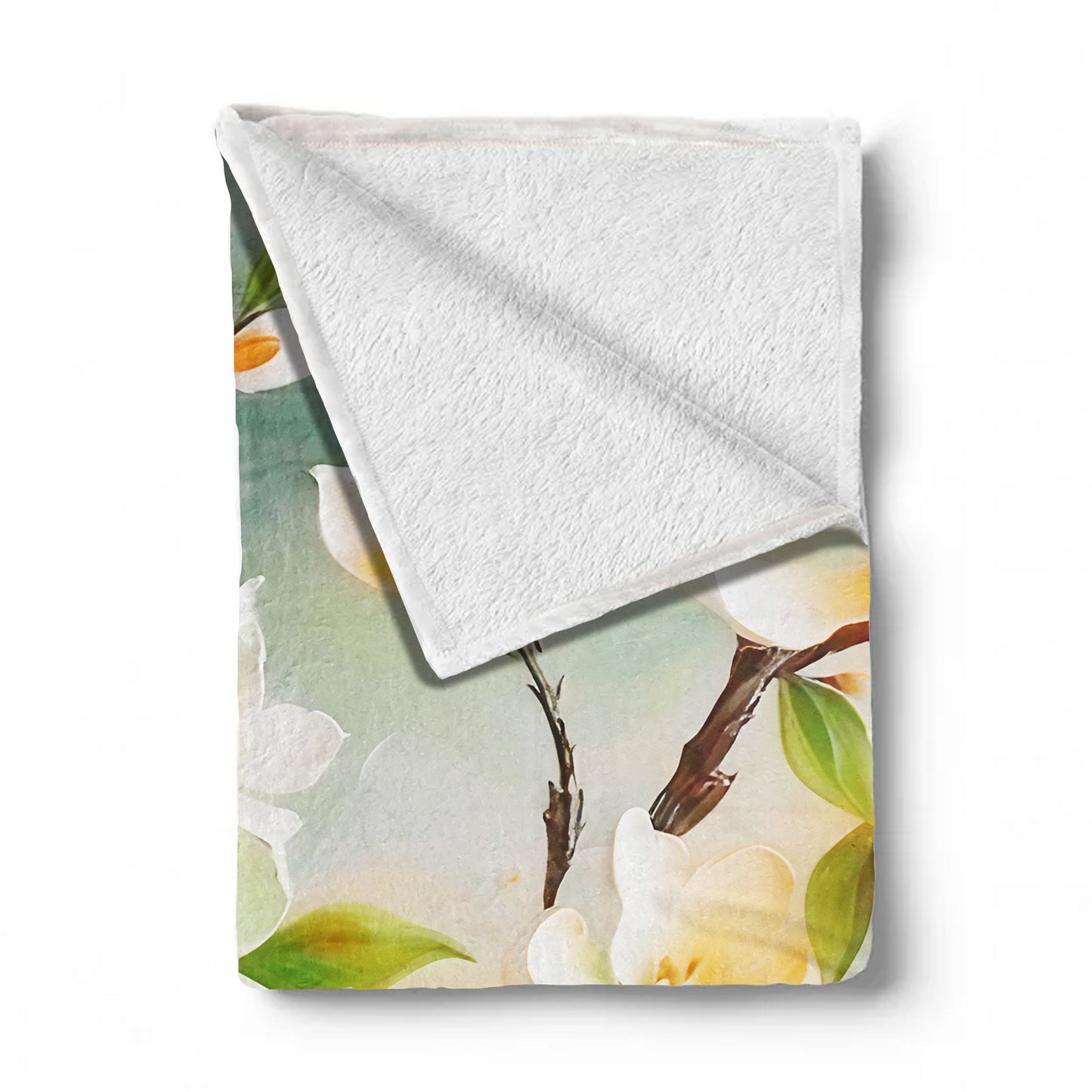 Bountiful Branch Light Weight Fleece Blanket
