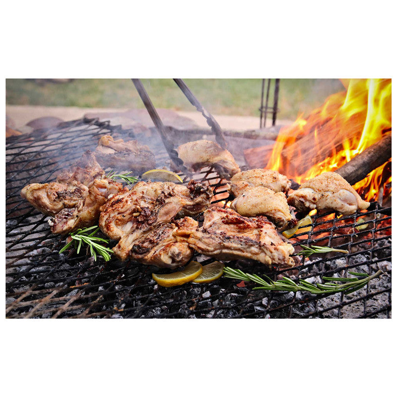 Braaing Chicken Rectangle Tablecloth