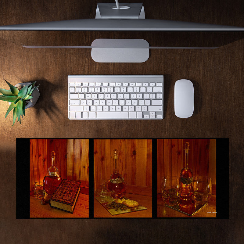 Brandy Sherry Scotch Large Desk Pad by Annette Heymans