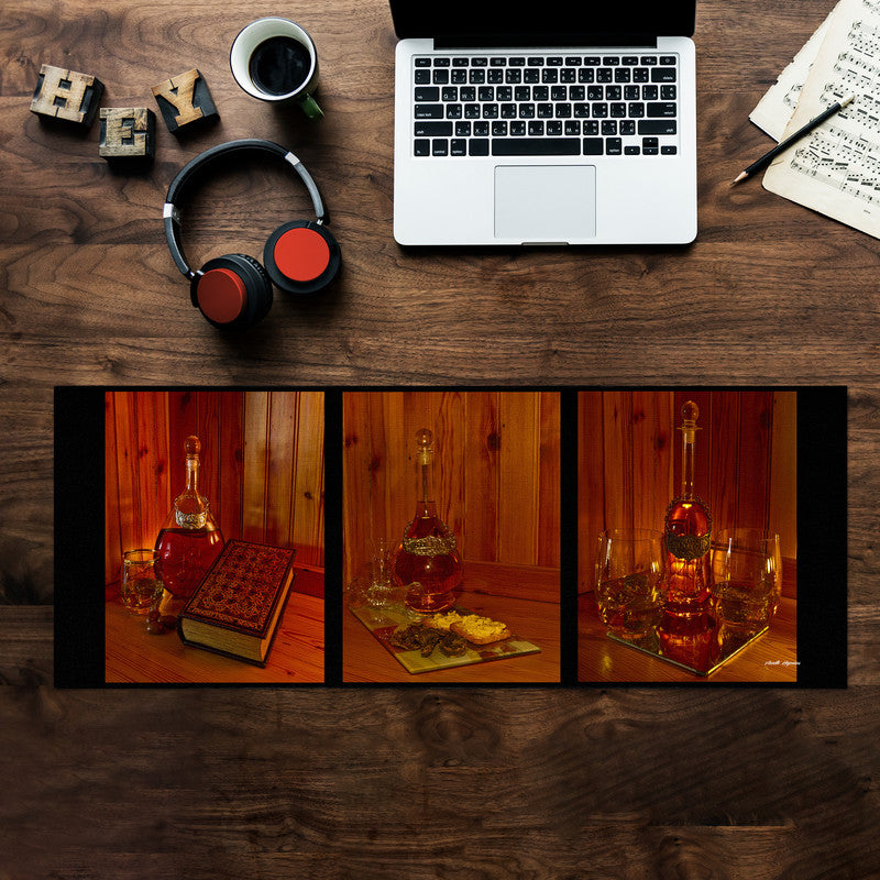 Brandy Sherry Scotch Large Desk Pad by Annette Heymans