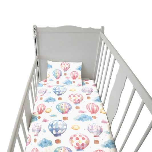 Bright Air Balloons Cot Set