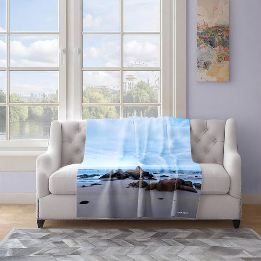 Britannia Bay Light Weight Fleece Blanket by Annette Heymans