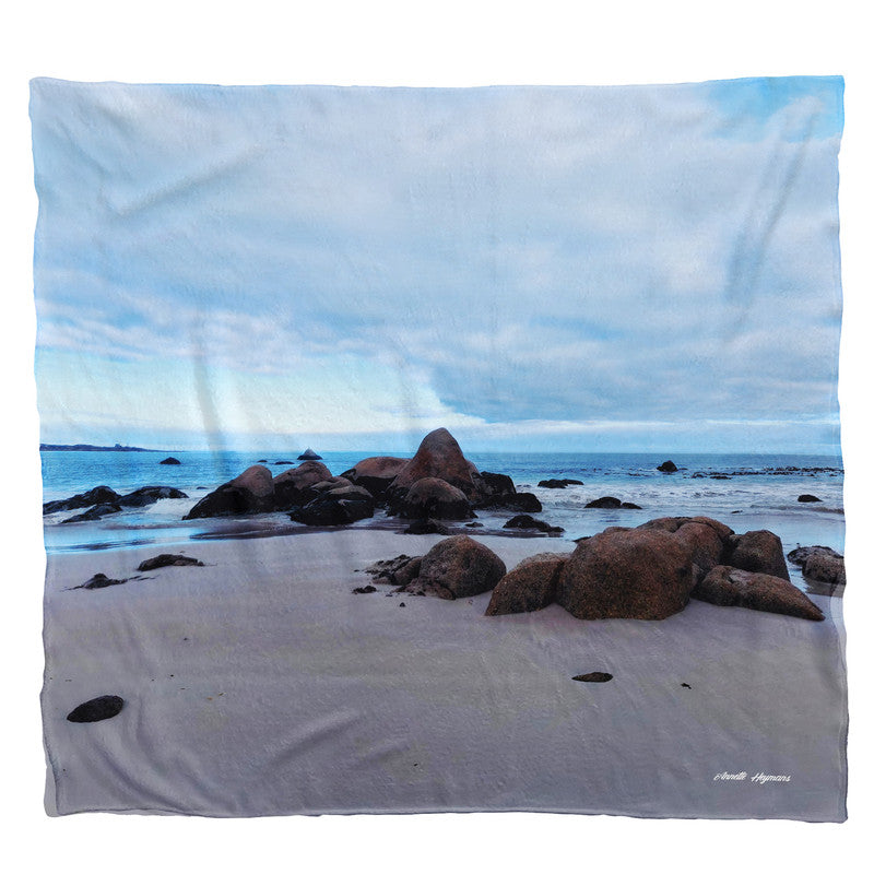 Britannia Bay Light Weight Fleece Blanket by Annette Heymans