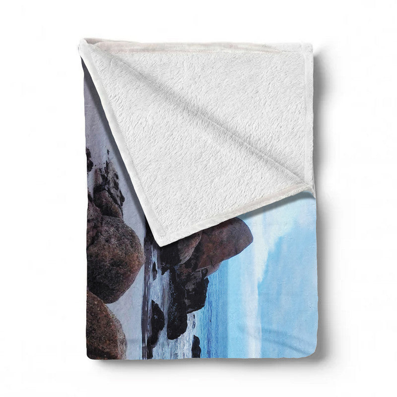 Britannia Bay Light Weight Fleece Blanket by Annette Heymans