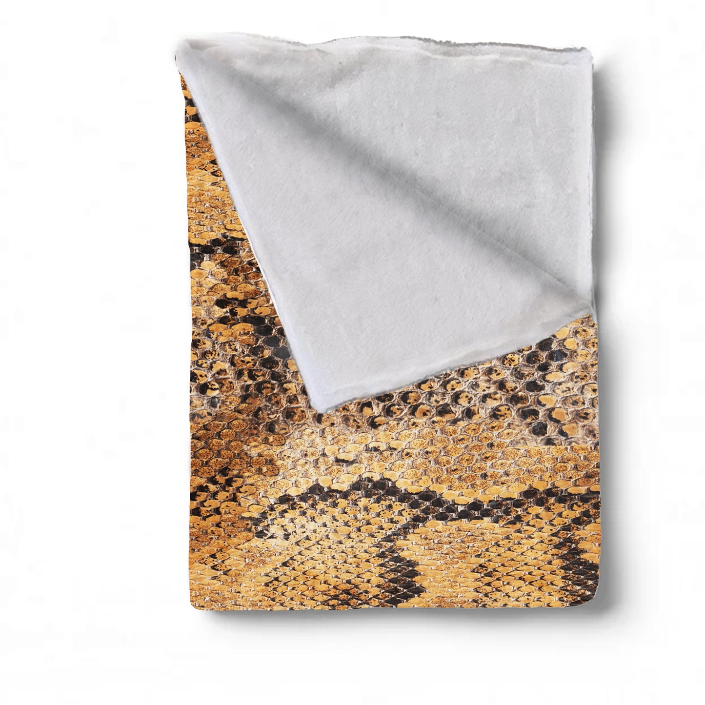 Brown Snake Skin Light Weight Fleece Blanket