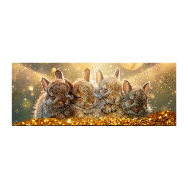 Bunny Glitter Large Desk Pad