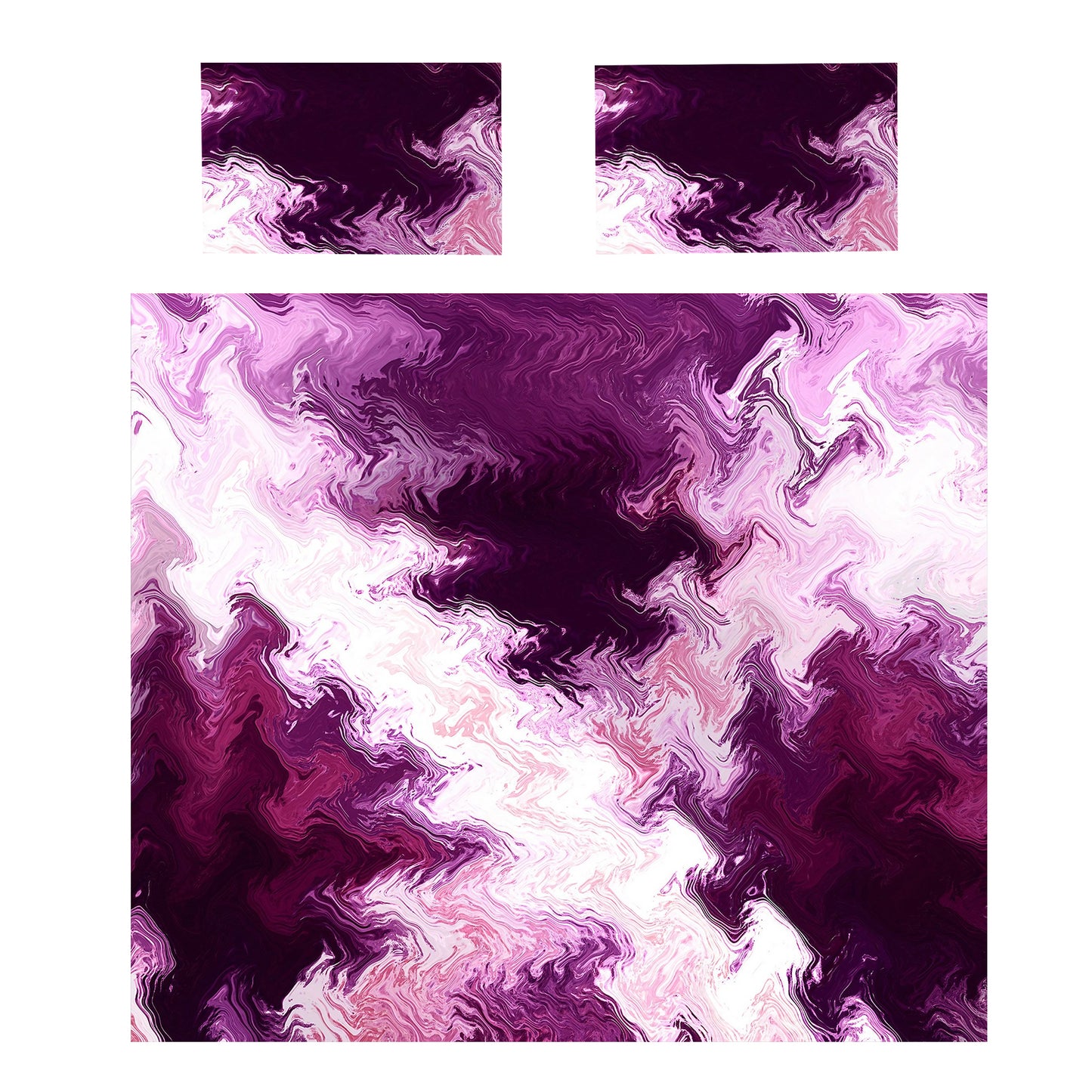 Burgundy Duvet Cover Set