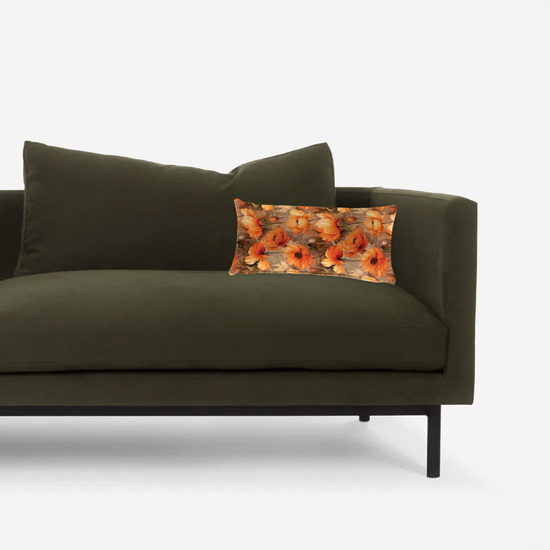 Burning Orange Oblong Luxury Scatter