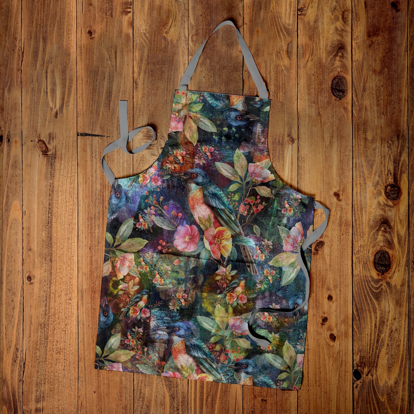 Butterfly Garden Medium Length Apron By Mark Van Vuuren