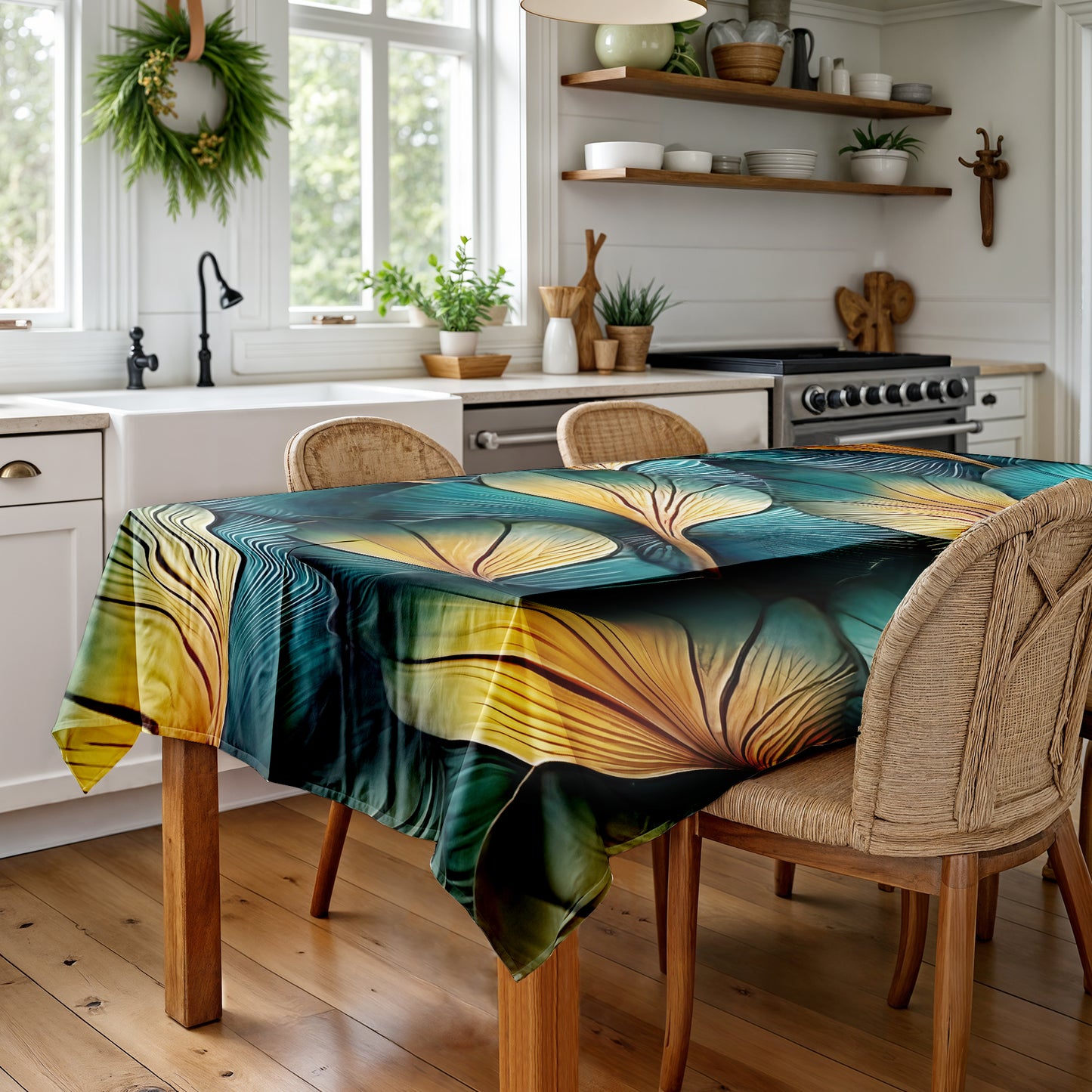 Canvas of Echoes Rectangle Tablecloth