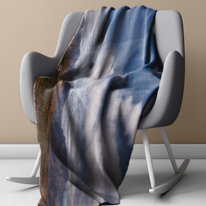 Cape Vineyards Light Weight Fleece Blanket By Annette Heymans