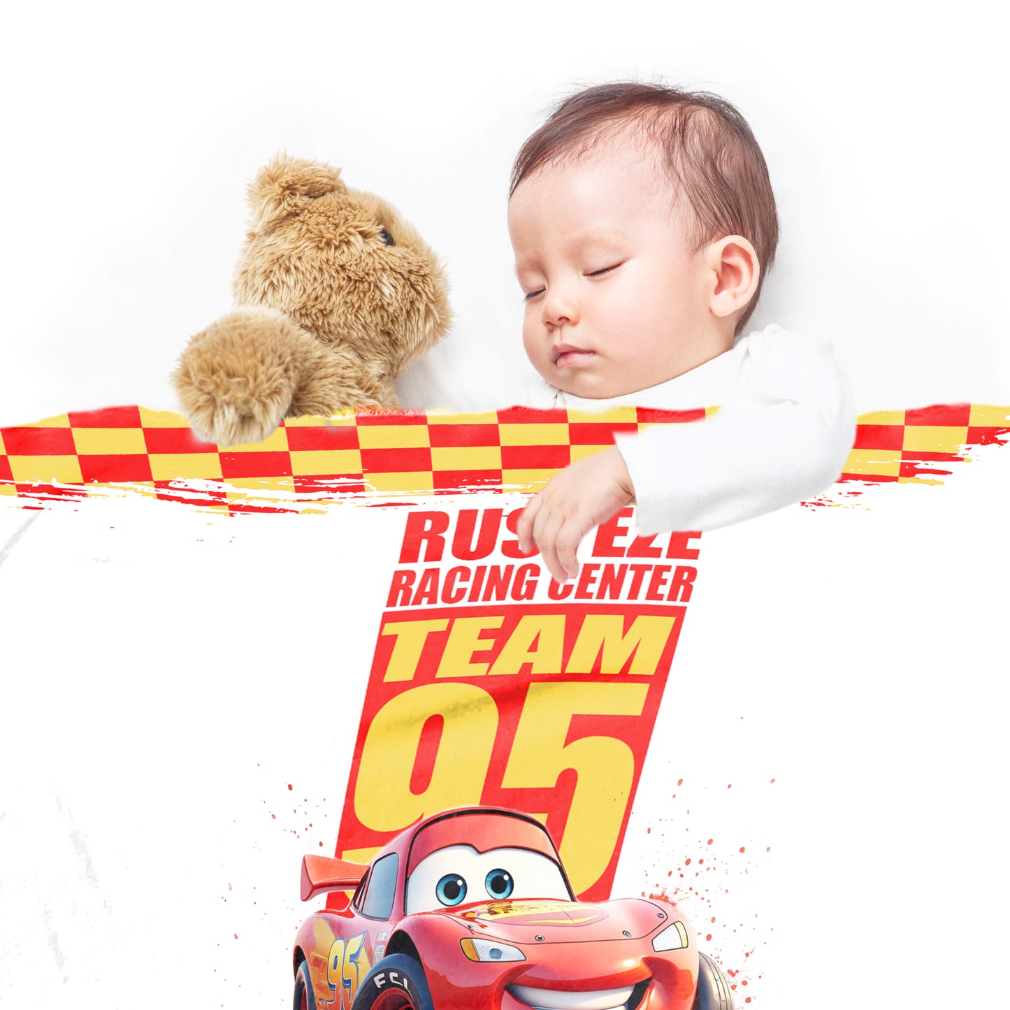 Cars Lightning McQueen Minky Blanket