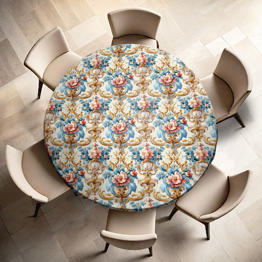 Castle Curls Round Tablecloth