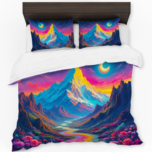 Celestial Bloomscape Duvet Cover Set