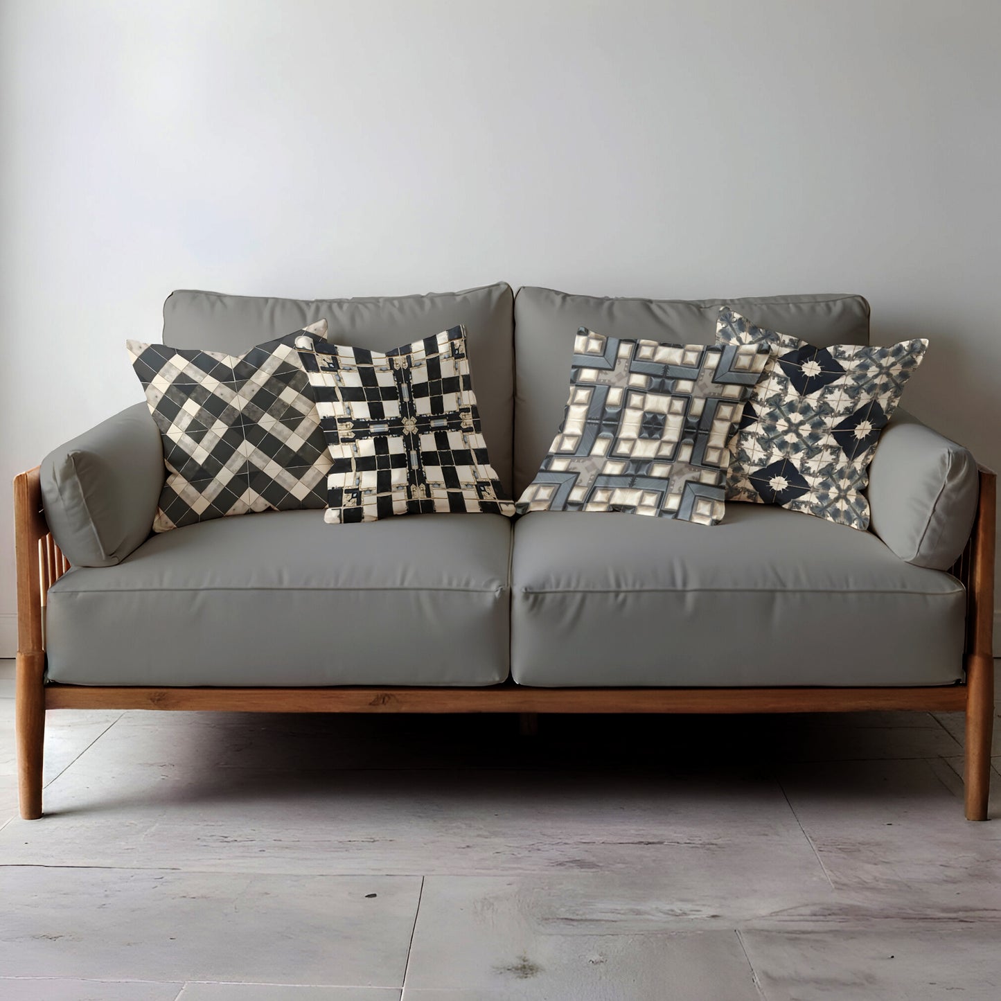 Celestial Tiles Luxury Scatter Covers (Set of 4)