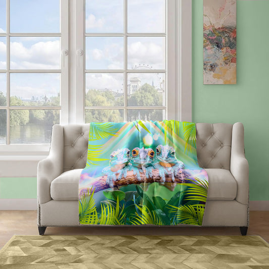 Chameleon Light Weight Fleece Blanket