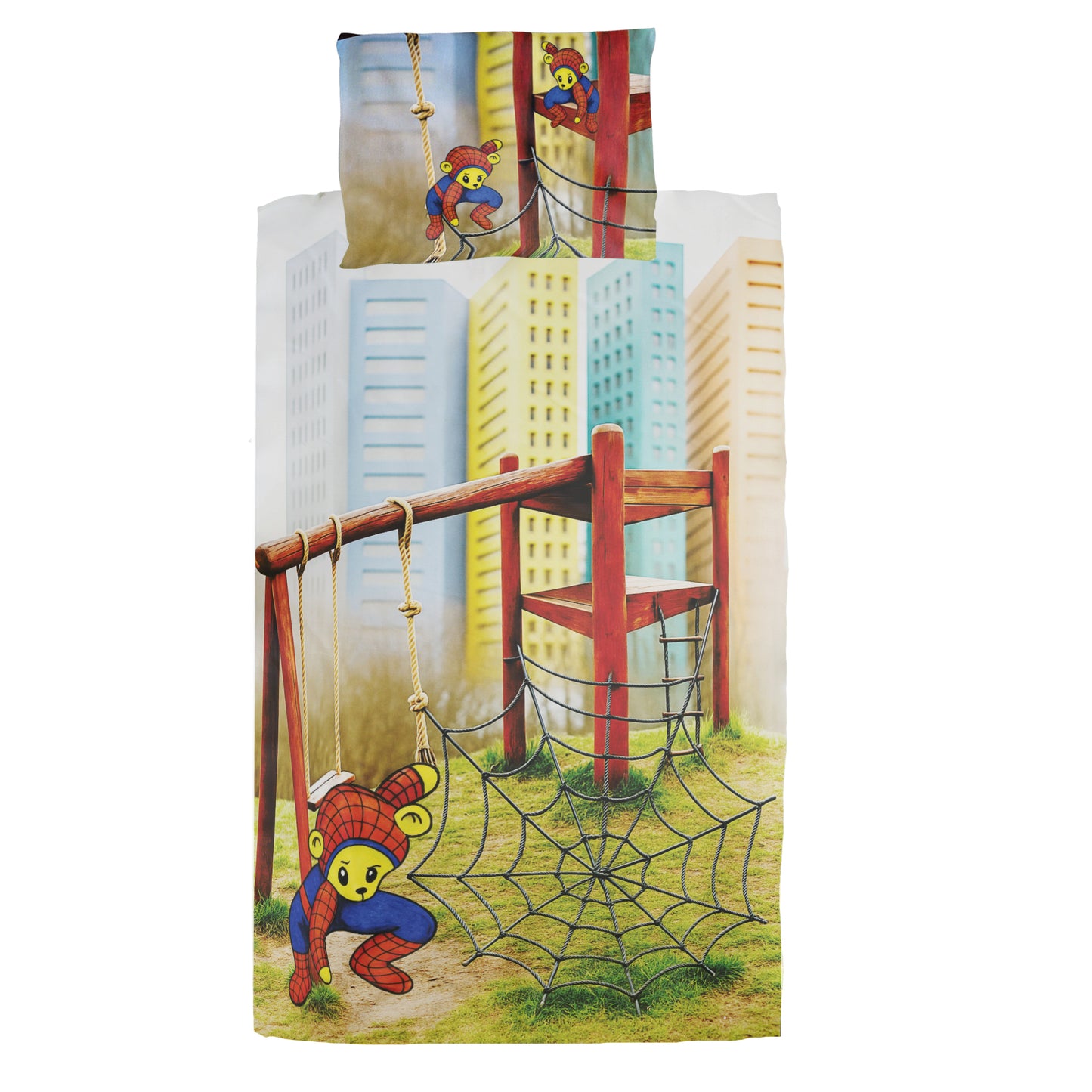 Charly Is Spiderman Cot Set by Wikus Hattingh