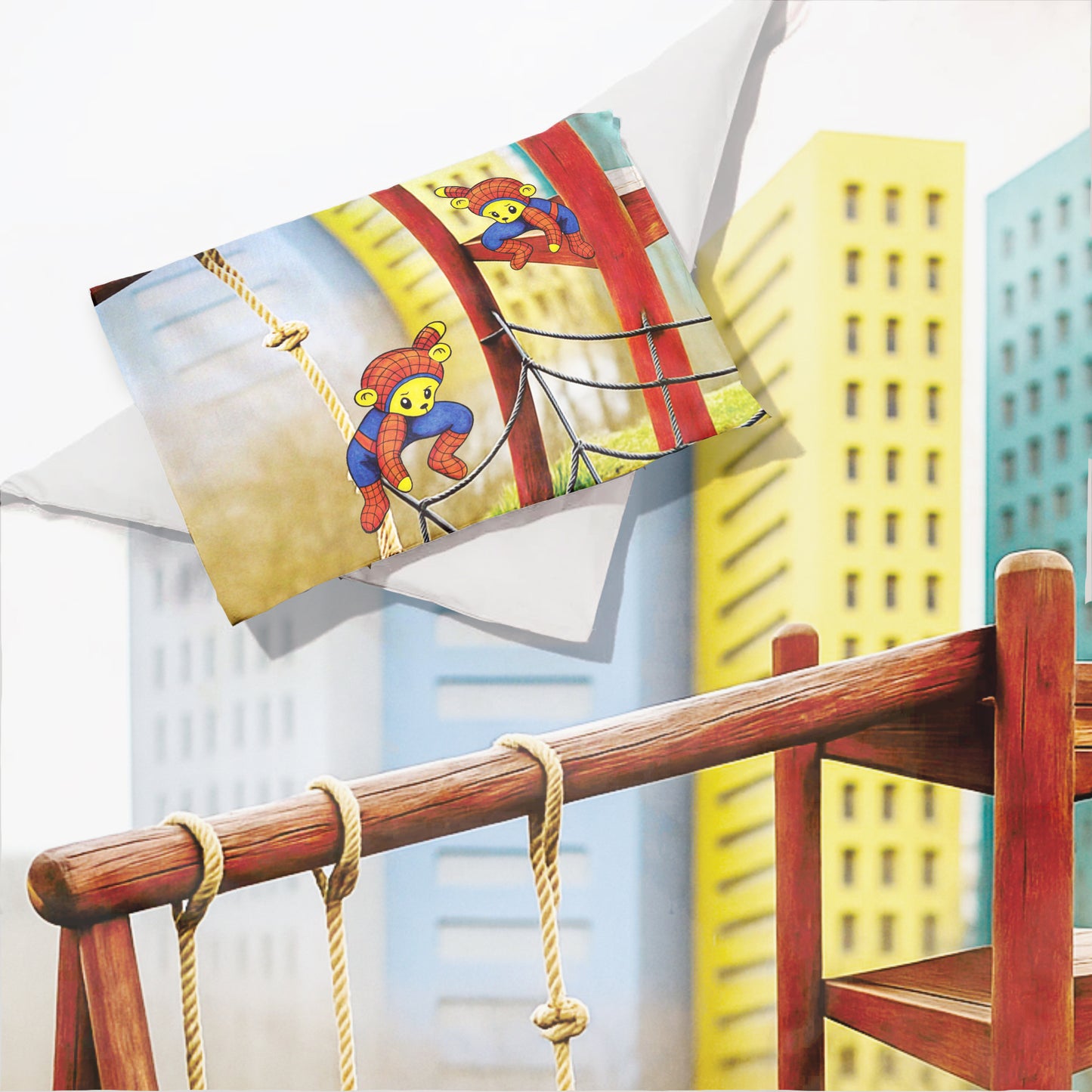 Charly Is Spiderman Cot Set by Wikus Hattingh