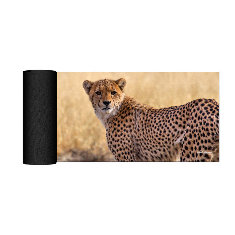 Cheetah Mom Large Desk Pad By Annette Heymans