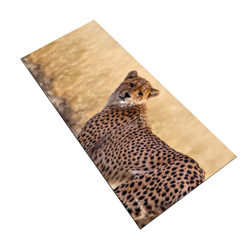 Cheetah Mom Large Desk Pad By Annette Heymans