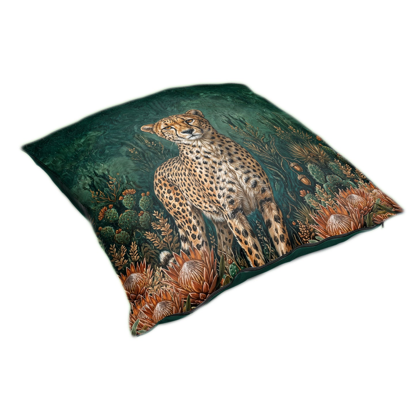 Cheetah Protea Tapestry Luxury Scatter
